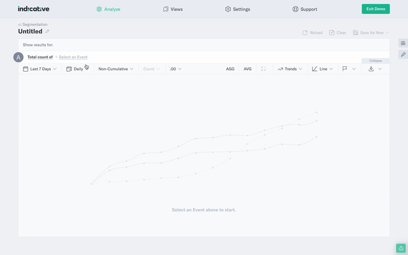 uninstall app analysis with customer analytics tool Indicative