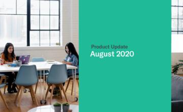 Product Update: August 2020