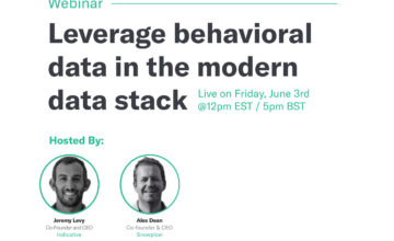 Webinar: Leverage Behavioral Data in the Modern Data Stack