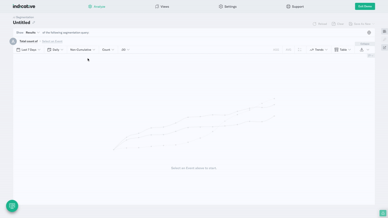 Direct Link to Data Dictionary in Indicative