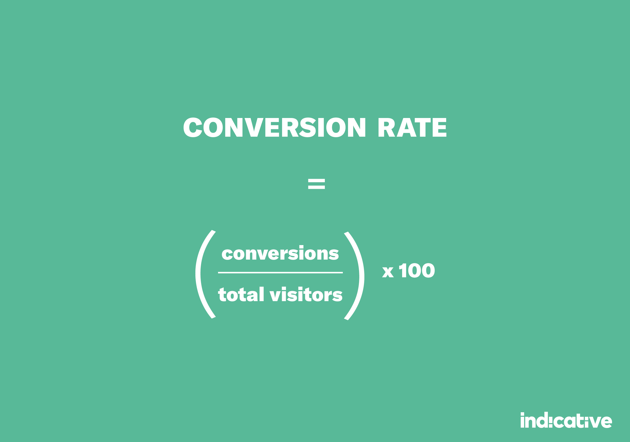 a formula for conversion rate