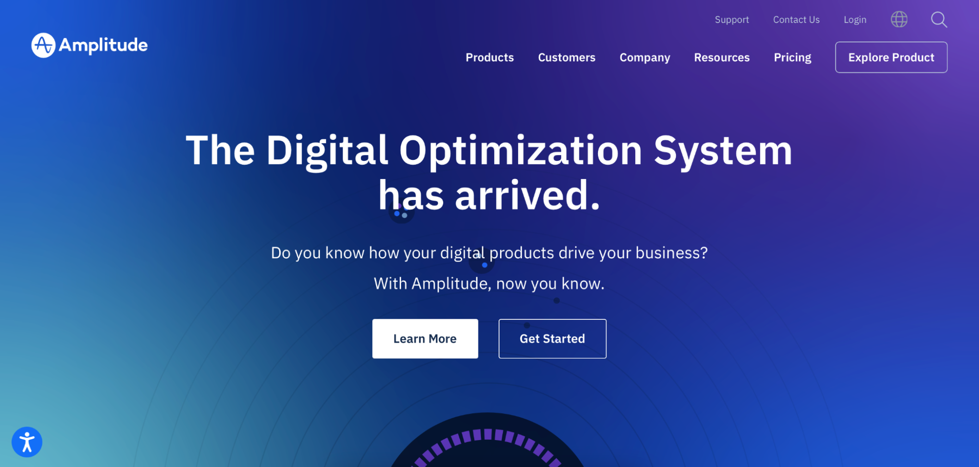 Amplitude Homepage